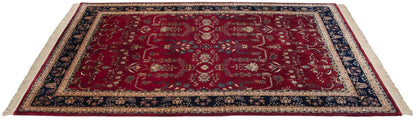 9.5x14 Fine Indian Mohajeran Sarouk Design Carpet