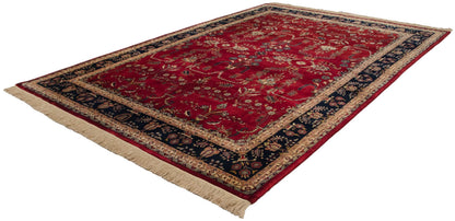 9.5x14 Fine Indian Mohajeran Sarouk Design Carpet