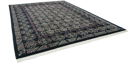 10x14 Vintage Indian Damask Design Carpet