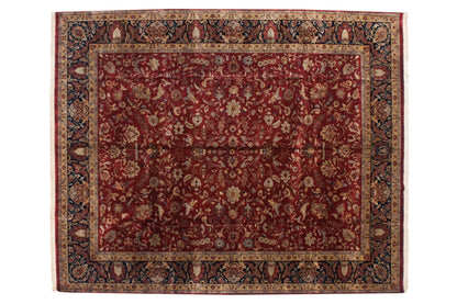 11.5x15 Fine Indian Mohajeran Sarouk Design Carpet