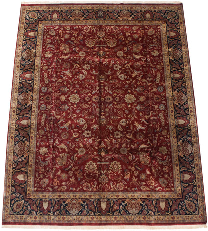 11.5x15 Fine Indian Mohajeran Sarouk Design Carpet
