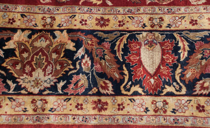11.5x15 Fine Indian Mohajeran Sarouk Design Carpet