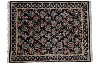 9x11.5 Vintage Indian Arts And Crafts Design Carpet