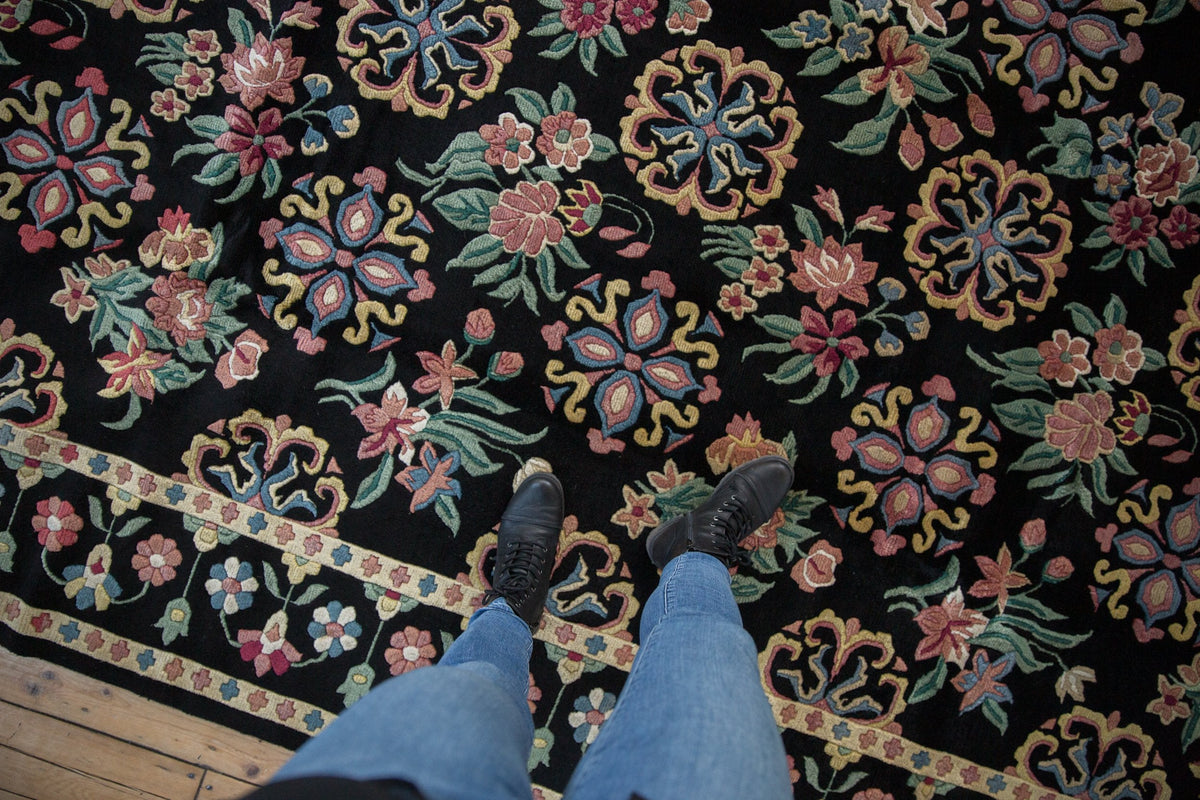 9x11.5 Vintage Indian Arts And Crafts Design Carpet