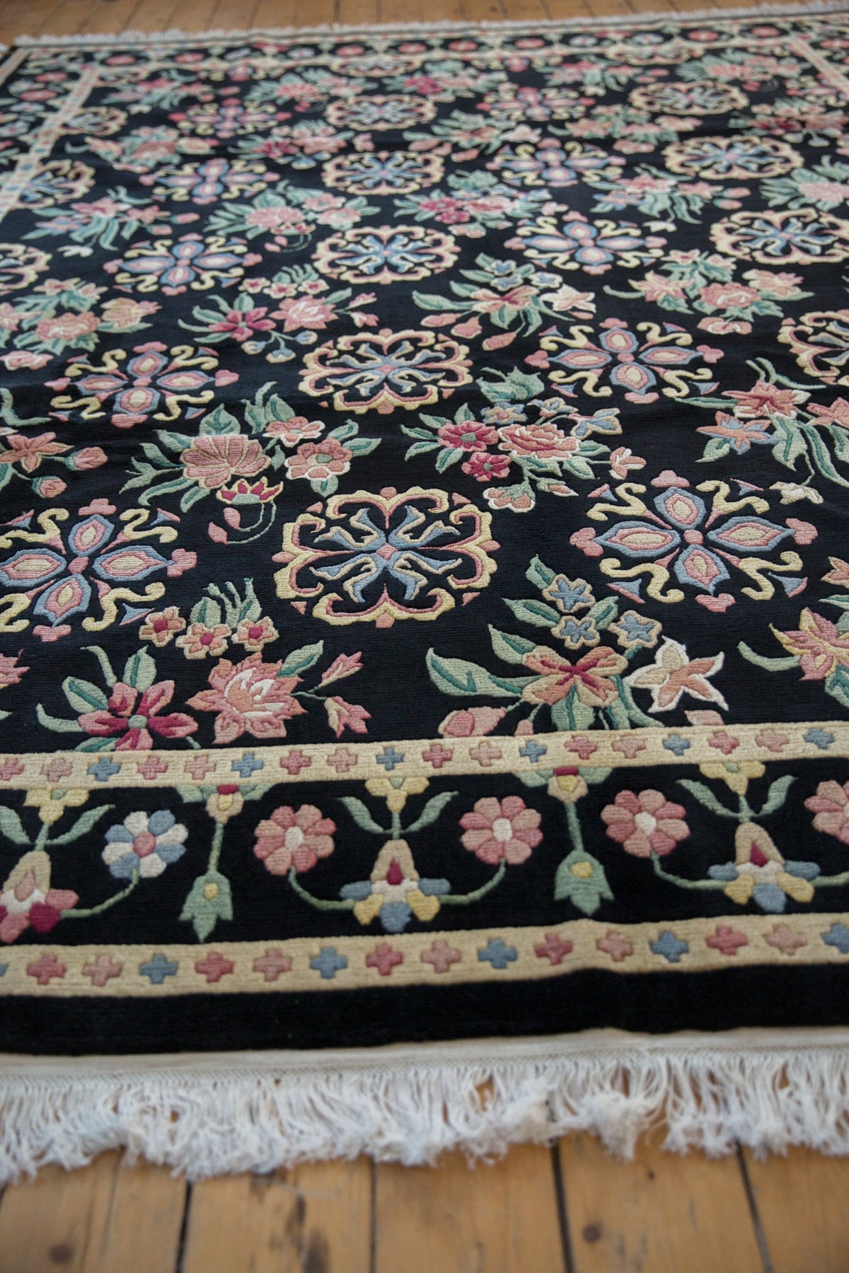 9x11.5 Vintage Indian Arts And Crafts Design Carpet