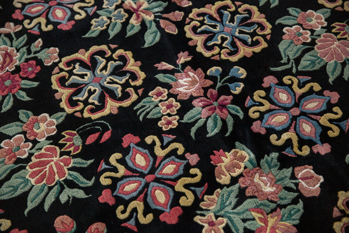 9x11.5 Vintage Indian Arts And Crafts Design Carpet