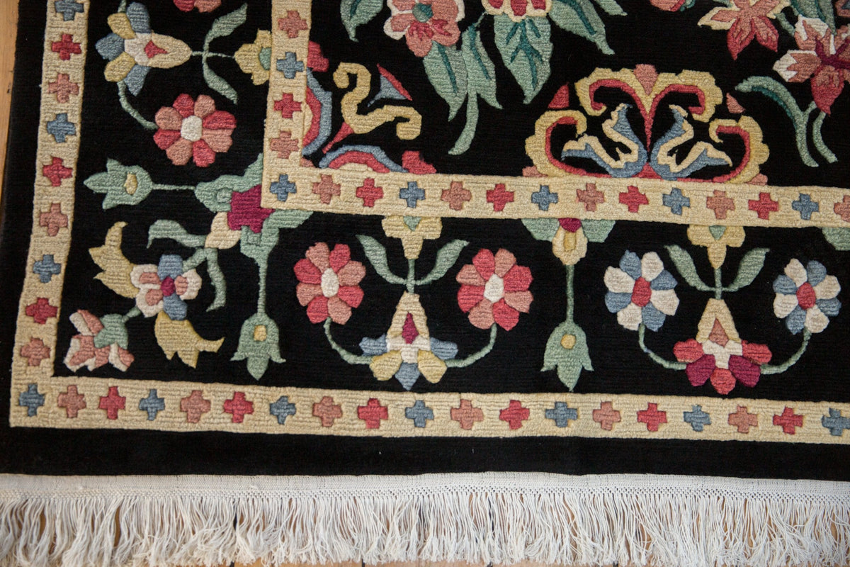 9x11.5 Vintage Indian Arts And Crafts Design Carpet