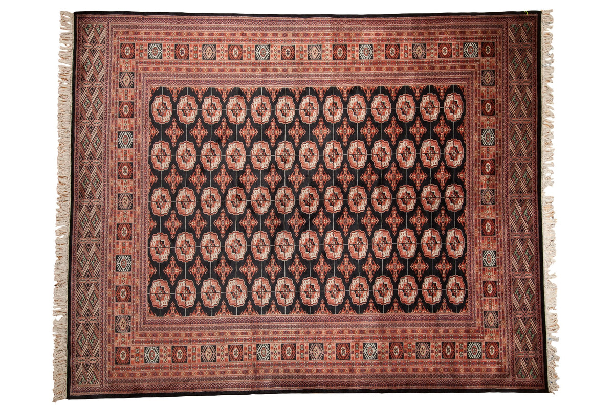 8.5x10.5 Vintage Fine Bokhara Carpet