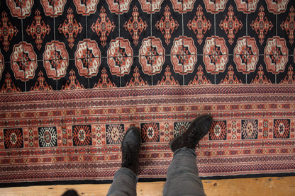 8.5x10.5 Vintage Fine Bokhara Carpet