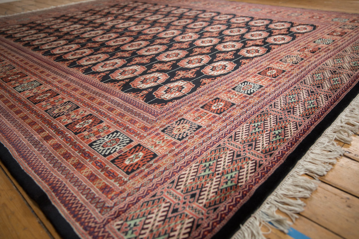 8.5x10.5 Vintage Fine Bokhara Carpet
