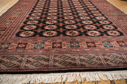 8.5x10.5 Vintage Fine Bokhara Carpet