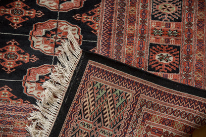 8.5x10.5 Vintage Fine Bokhara Carpet