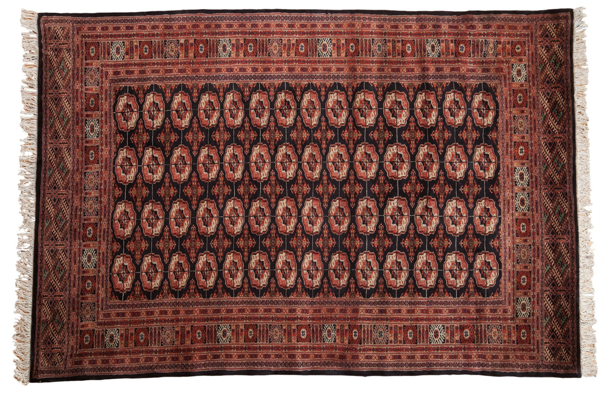6x9 Vintage Fine Bokhara Carpet