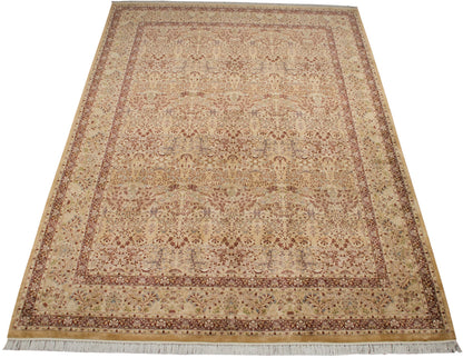 10x14 Vintage Pakistani Kerman Design Carpet