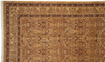 10x14 Vintage Pakistani Kerman Design Carpet