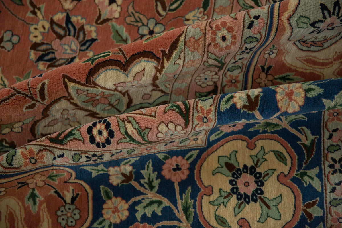 12x15 Vintage Bulgarian Tabriz Design Carpet