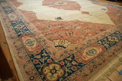12x15 Vintage Bulgarian Tabriz Design Carpet