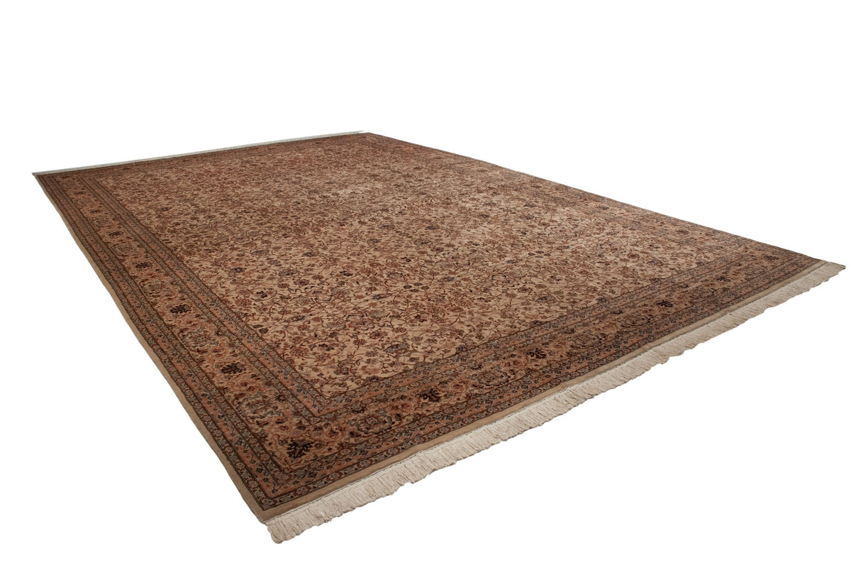 12x17.5 Vintage Pakistani Isfahan Design Carpet