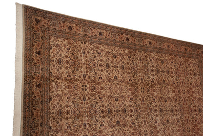 12x17.5 Vintage Pakistani Isfahan Design Carpet