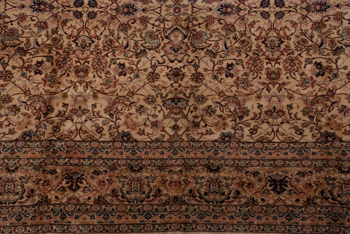 12x17.5 Vintage Pakistani Isfahan Design Carpet