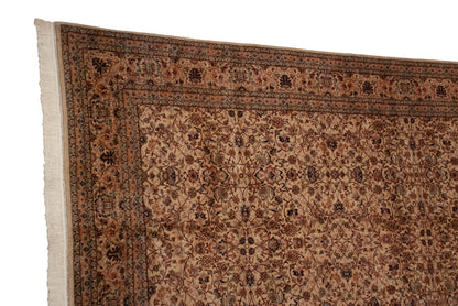 12x17.5 Vintage Pakistani Isfahan Design Carpet