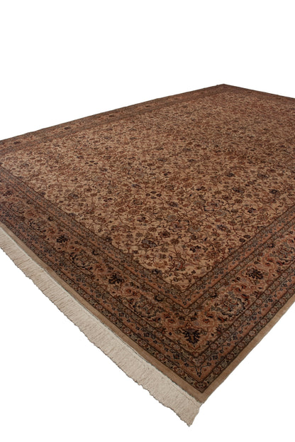12x17.5 Vintage Pakistani Isfahan Design Carpet