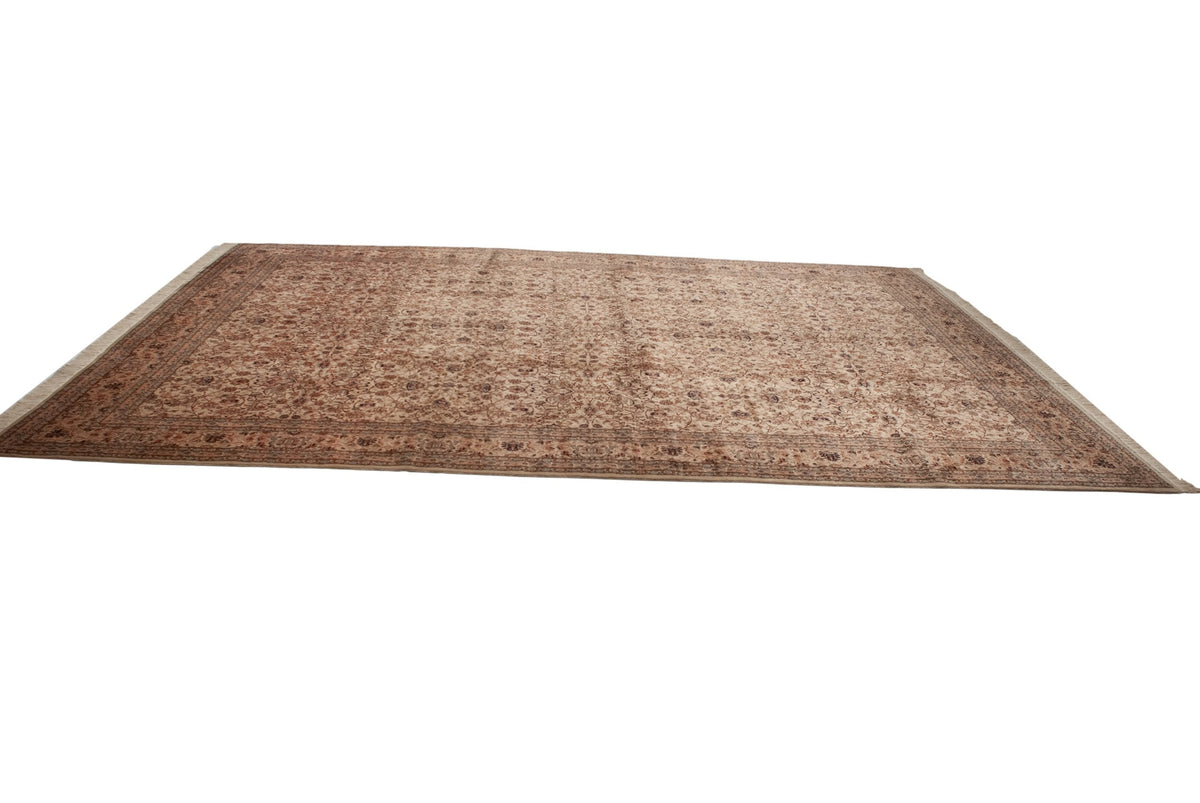 12x17.5 Vintage Pakistani Isfahan Design Carpet