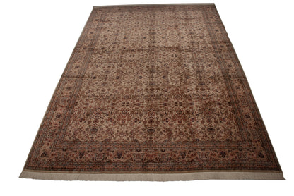 12x17.5 Vintage Pakistani Isfahan Design Carpet