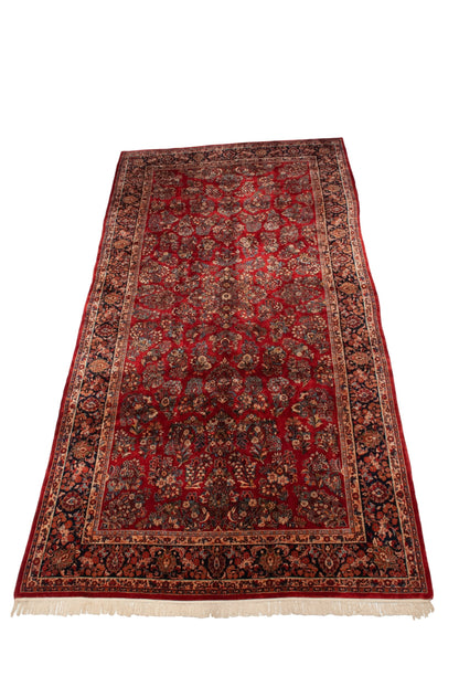 9x18 Vintage American Sarouk Carpet