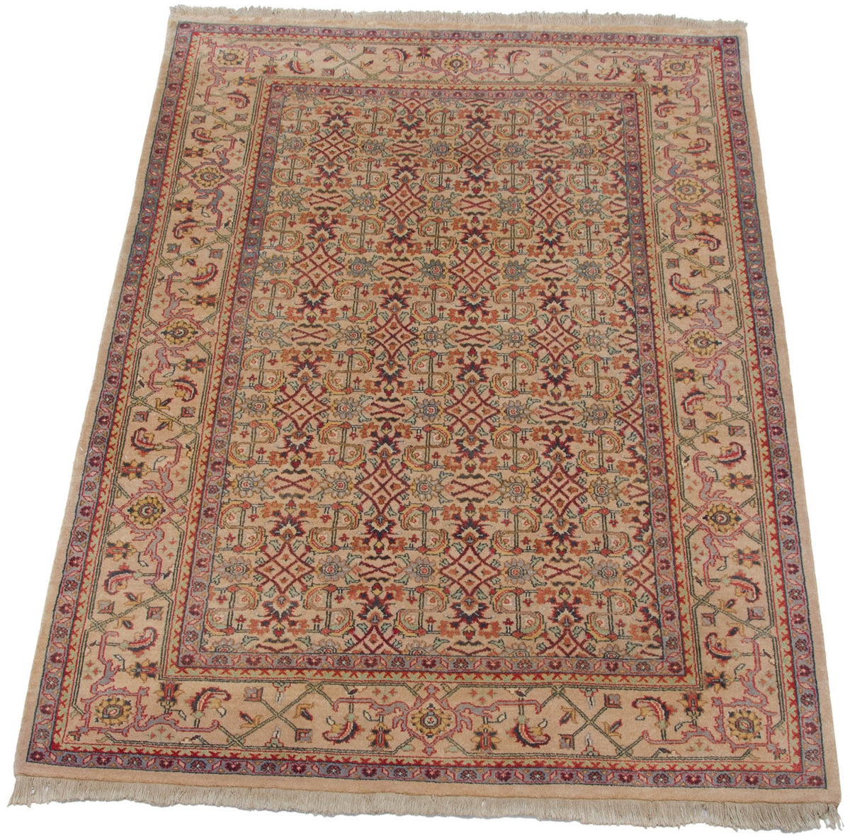 6x9 Vintage Indian Mahal Design Carpet
