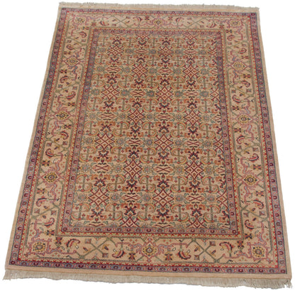 6x9 Vintage Indian Mahal Design Carpet