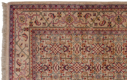 6x9 Vintage Indian Mahal Design Carpet