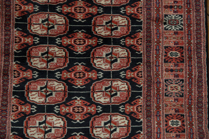 3x20 Vintage Fine Bokhara Rug Runner