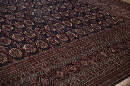 12x12.5 Vintage Fine Bokhara Square Carpet