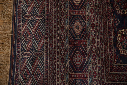 12x12.5 Vintage Fine Bokhara Square Carpet