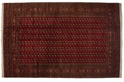13x19.5 Vintage Fine Bokhara Carpet