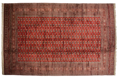 13x19.5 Vintage Fine Bokhara Carpet