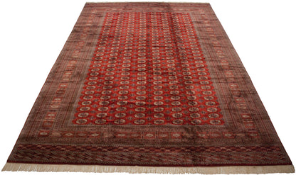 13x19.5 Vintage Fine Bokhara Carpet