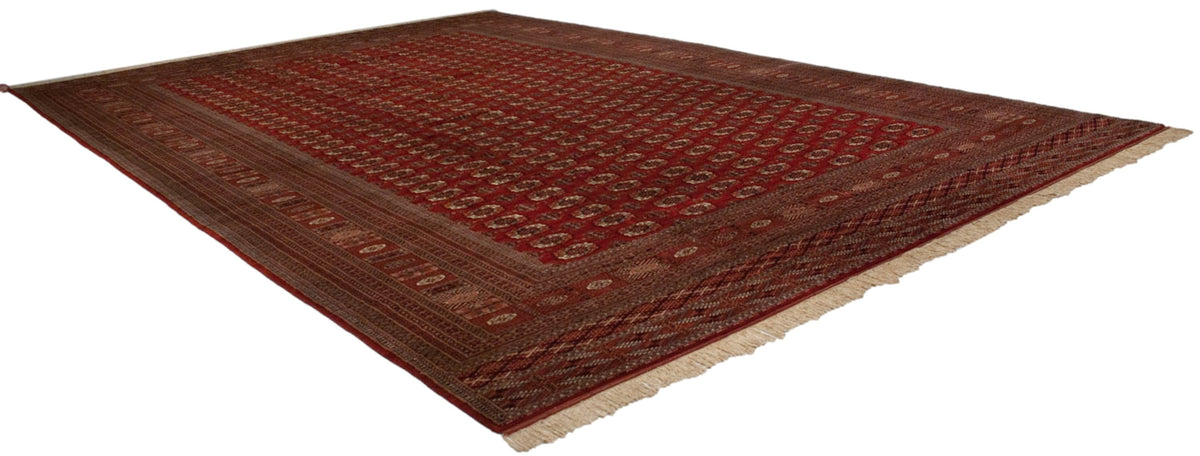 13x19.5 Vintage Fine Bokhara Carpet