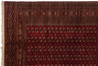 13x19.5 Vintage Fine Bokhara Carpet