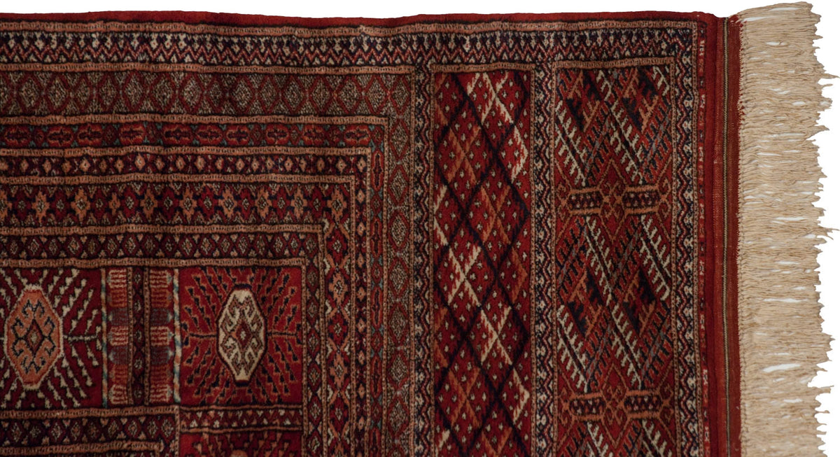 13x19.5 Vintage Fine Bokhara Carpet