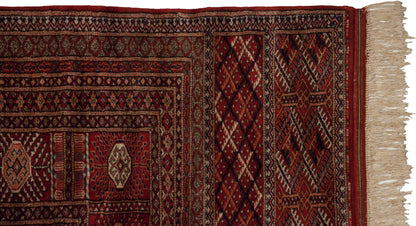 13x19.5 Vintage Fine Bokhara Carpet