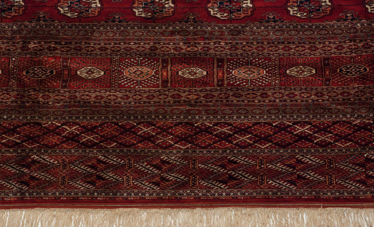 13x19.5 Vintage Fine Bokhara Carpet