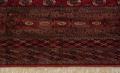 13x19.5 Vintage Fine Bokhara Carpet