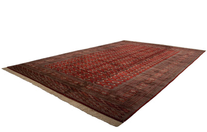 13x19.5 Vintage Fine Bokhara Carpet