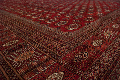 13x19.5 Vintage Fine Bokhara Carpet