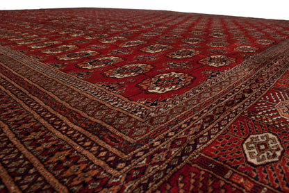 13x19.5 Vintage Fine Bokhara Carpet