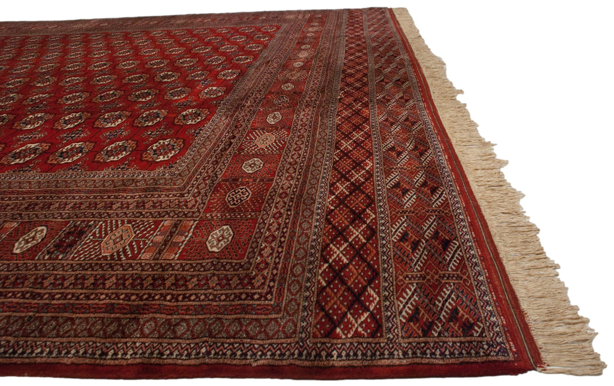 13x19.5 Vintage Fine Bokhara Carpet