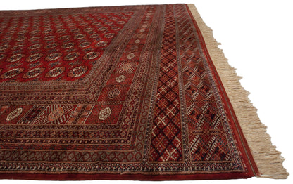 13x19.5 Vintage Fine Bokhara Carpet