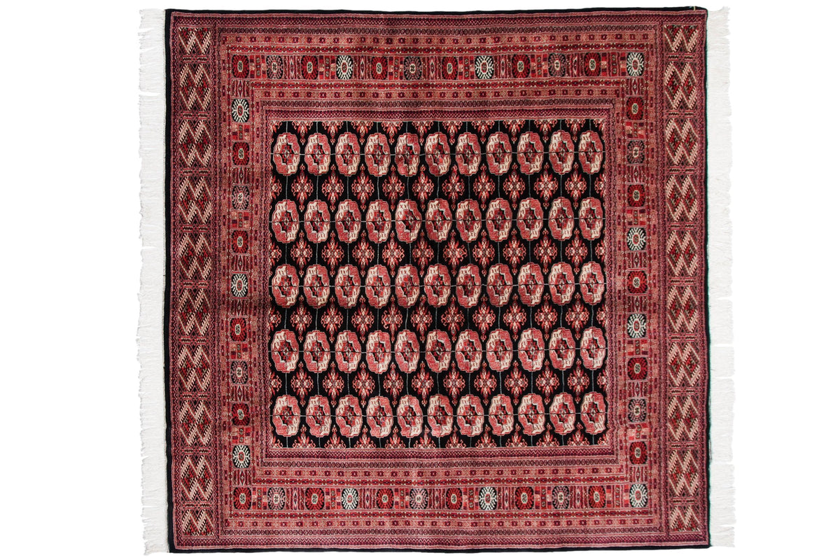 7x8 Vintage Fine Bokhara Square Carpet